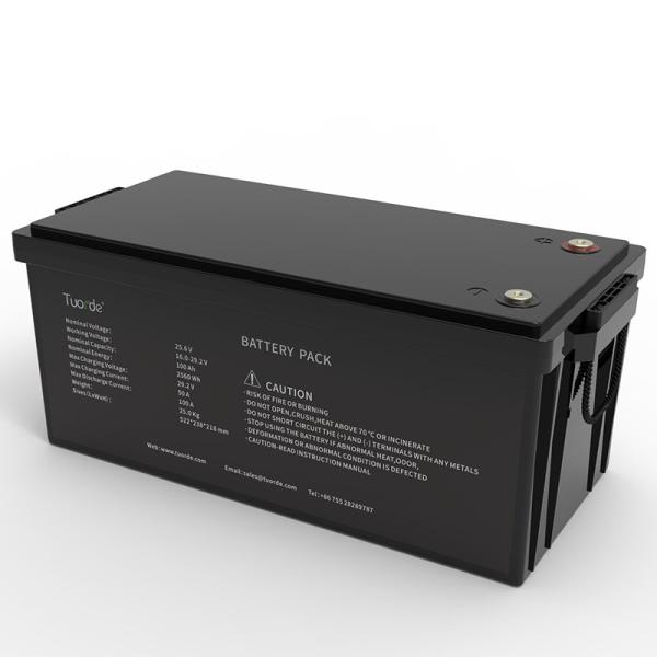 2560Wh 24V 25.6V 100Ah Cleaning Equipment Batteries lead acid replacement battery