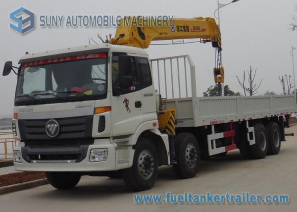 Straight Arm Foton 14 Ton Heavy Duty Crane Truck 8 X 4 Truck