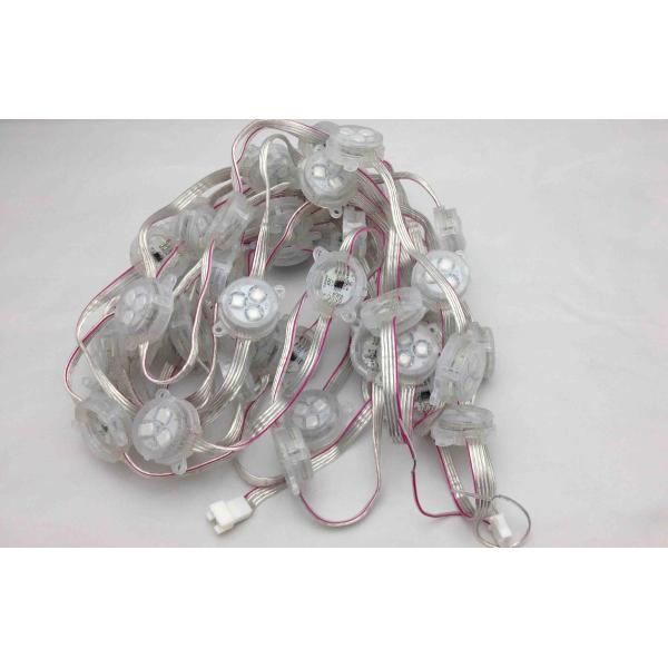 DC 12V 3 шт. SMD 5050 Диффузные RGB LED пиксели, Адресованные RGB LED полосы 30 мм светодиодные пиксельные точечные огни