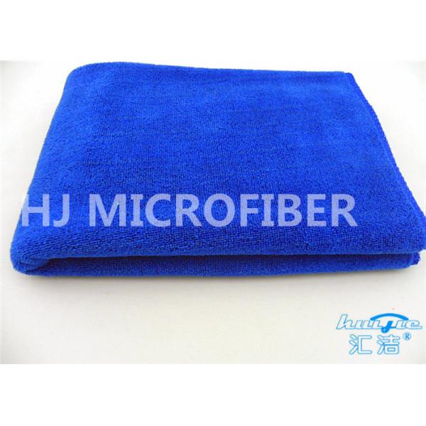 Microfiber Warp-Knitted Car Cleaning Cloth Red / Blue , Car Wash Microfiber Towels