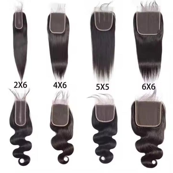 Body wave 6X6 Transparent HD Lace Frontal Raw Indian High Quality Human Hair Lace Frontal closure