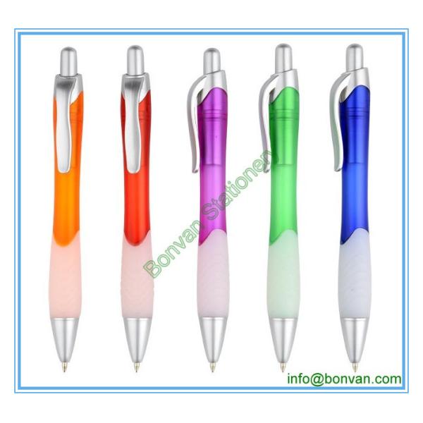 frosted plastic gift pen, frosted promotional ball pen