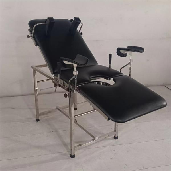 Medical Gynaecological Examination Bed Knock Down Construction Adjustable 150KG Load