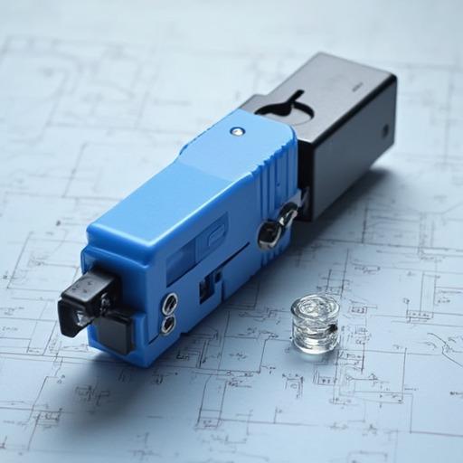 Blue Fiber Optic Fast Connector Average Insertion Loss ≤0.3dB For Quick And Easy Connection