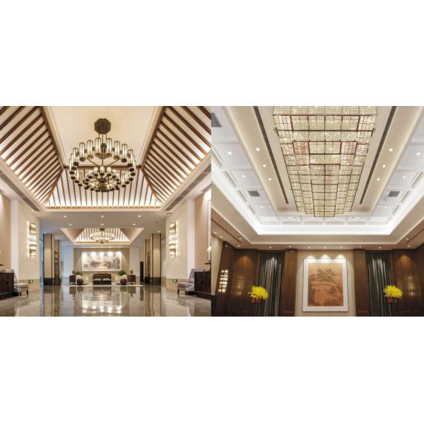 Salón de conferencias comercial de alta gama Lustrero LED Ahorro de energía