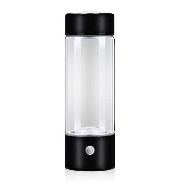 Venda no Varejo SPE PEM USB recarregável portátil H2 rico gerador de hidrogênio frasco de termo de água de vidro