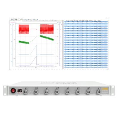 1U 8 verificador da capacidade da bateria do canal Lifepo4, equipamento de teste do bloco da bateria de MySQL