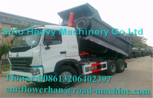 Sinotruck Howo A7 Heavy Dump Truck 6 X 4  Tipper Dumper 40 tons capacity dump truck Euro 2 Engine color green