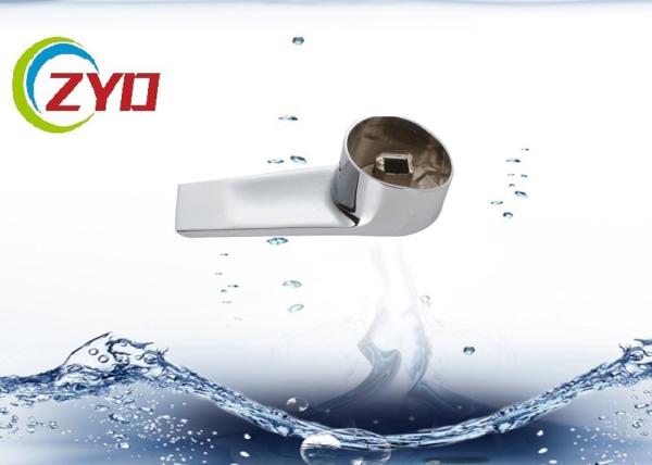 Zinc Die Casting Faucet Replacement Handles , Chrome Plated Faucet Plumbing Parts