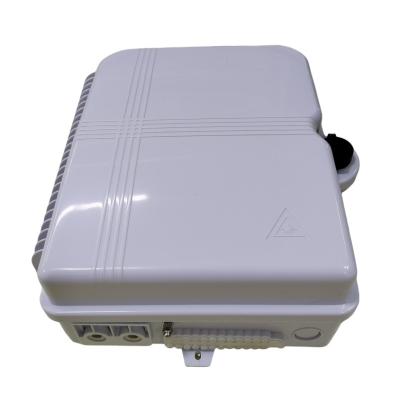 24-core 1x16 PLC Fiber Optic Wiring Closet Distribution Box for FTTH FTTX Waterproof Cable Terminal