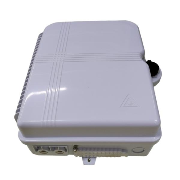 24-core 1x16 PLC Fiber Optic Wiring Closet Distribution Box for FTTH FTTX Waterproof Cable Terminal