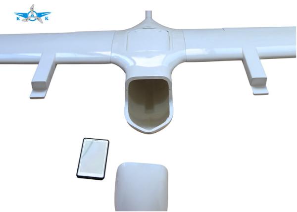 Electrical Powered Aerial Survey Drone , Lightweight Fixed Wing Mapping Drone