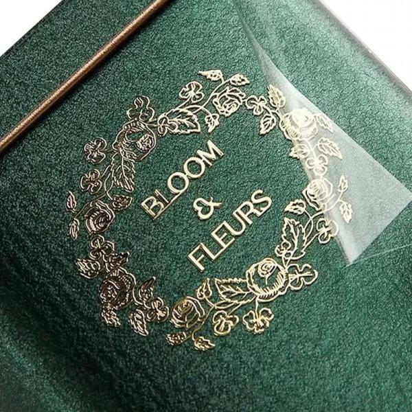 Luxury Gold Adhesive Metal Transfer Stickers Waterproof Emboss 3D Metal Sticker