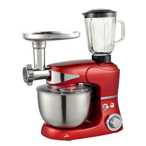 1000W 5L Stand Electric Mixer with 6 Speeds Accessories