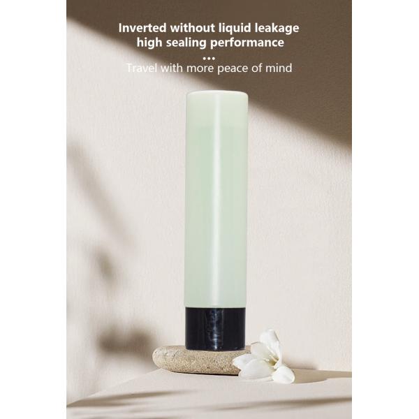 O aperto plástico do PE do tampão superior do disco engarrafa 250ml 300ml para a garrafa do condicionador de cabelo do leite do banho