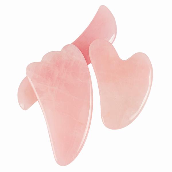 Crystal Rose Quartz Guasha Beauty Massage enfrenta o emagrecimento Jade Gua Sha Stone