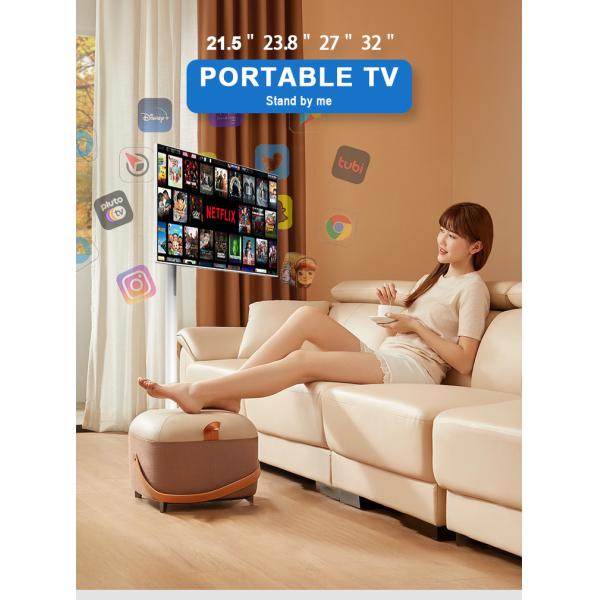 Wholesale 21.5 Inch Rechargeable Portable TV Tablet with 1080p Full-HD Smart Touch Screen and Stand