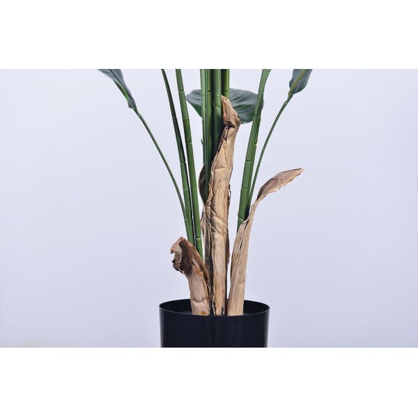 Haihong Factory Wholesale Plastic Decorative Plants 4ft 6ft Bird of Paradise Artificial Plant for  Cafe Shop Decoration