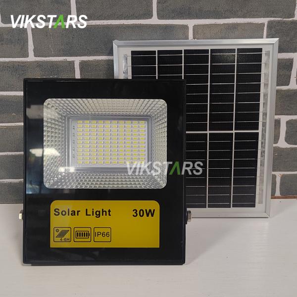 Cheapest Price ABS solar flood lights 30w 60w 100w 200w for yard garden park pathway