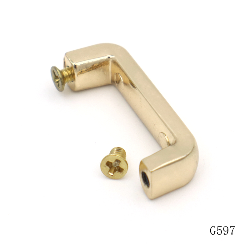 21mm Metal Bag Accessories Arch Briefcase Handle Hardware Gold