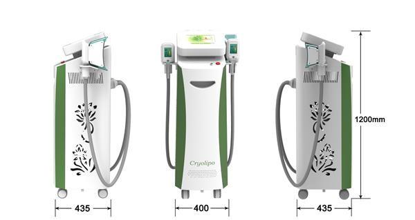 220*76*125mm handles Cryolipolysis machine for body fat removal
