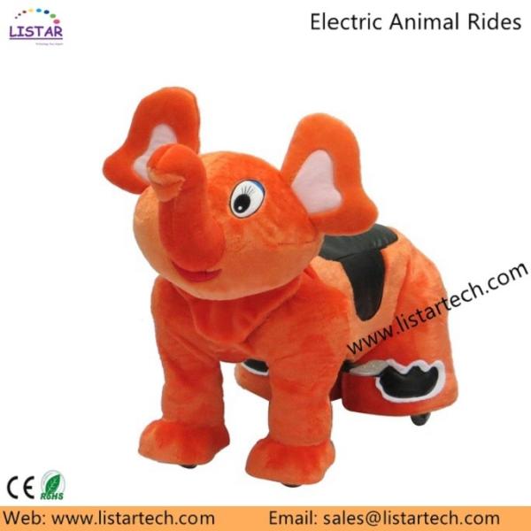 Action Pony Ride on Toy, Stuffed Plush Animal Electric Scooter Kid Plush Toy Bike for Kids
