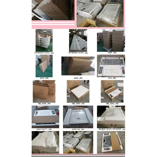 Modern Makeup Vanity Dressing Table Hollywood Mirror MDF Board