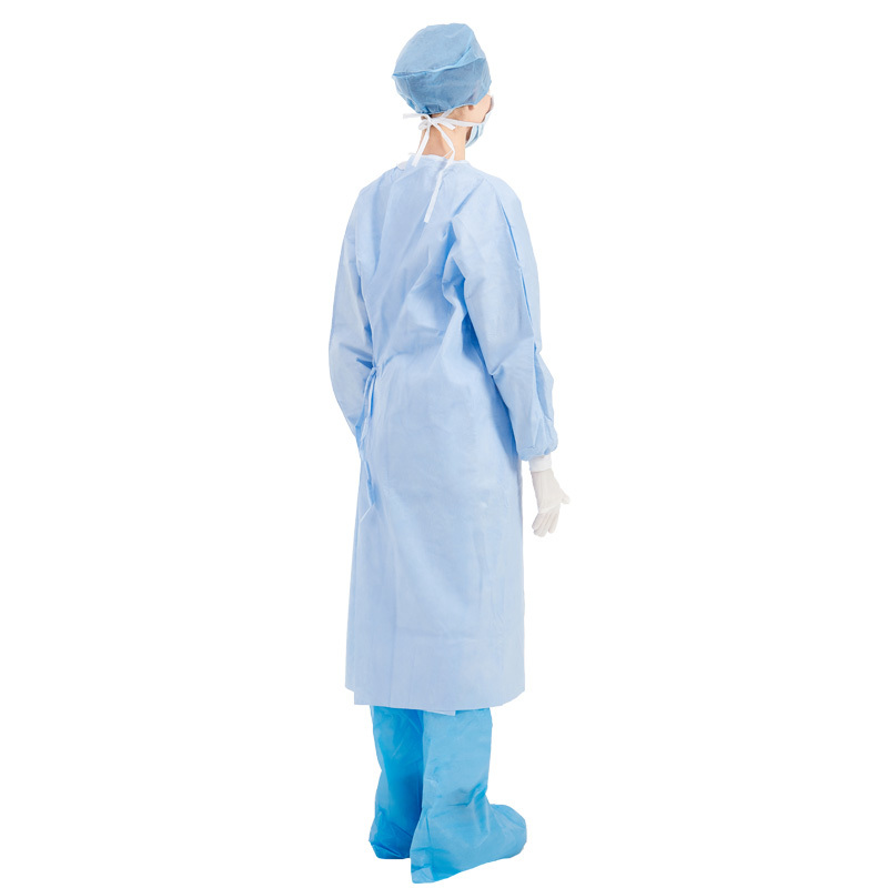 AAMI Level 4 Spunlace Surgical Gown with Hydrostatic Pressure Resistance > 100 cm H₂O for High-Risk Surgeries