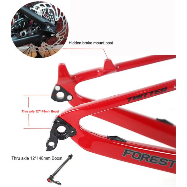 Этикеты лазера полных кабелей рамки углерода MTB Twitter подвеса внутренних УЛЬТРАФИОЛЕТОВЫЕ красочные