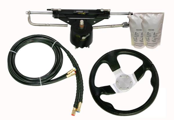 ZA0300 Boat Hydraulic Steering Kit , Outboard Power Steering Kit With Low Friction Helm
