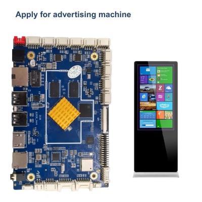 1TOPS AI RK3568 Embedded ARM Board For Queue System 4GB RAM 64GB ROM Gigabit Ethernet Android Motherboard