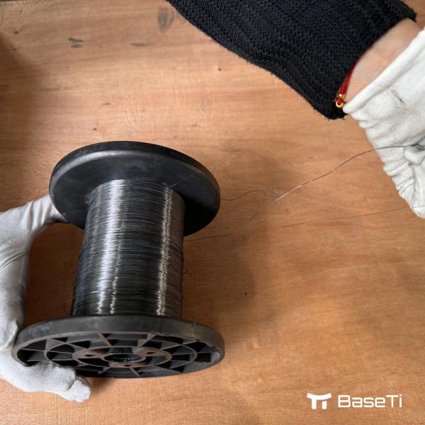 BaseTi Grade 1 2 5 23 Ti-6Al-4V ELI Titanium Wire In Aerospace, Chemical, Power Industries