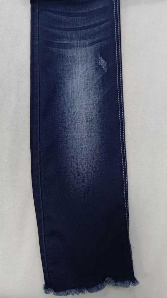 Siro dobby 8.8oz Peso medio  Índigo oscuro con ancho completo de 150cm Construcción 21*200/40+21 Tejido denim  JSD3308 para vaqueros