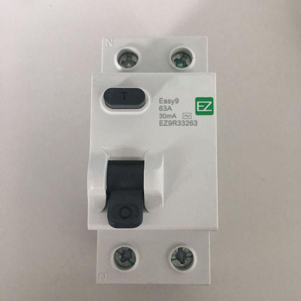 Good quality EZ9R14225 Easy9 2 pole 6ka 10mA RCD