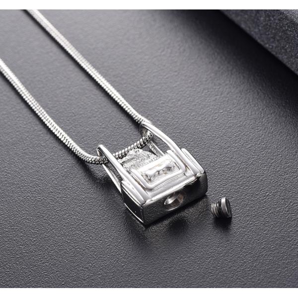Beautiful Cute Parrot Cremation Pendant for Ashes in Silver Gold Rose Gold and Black
