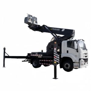 25-58m Cherry Picker Mounted Scissor Mobile Mast Aerial Lift Work Platform Truck