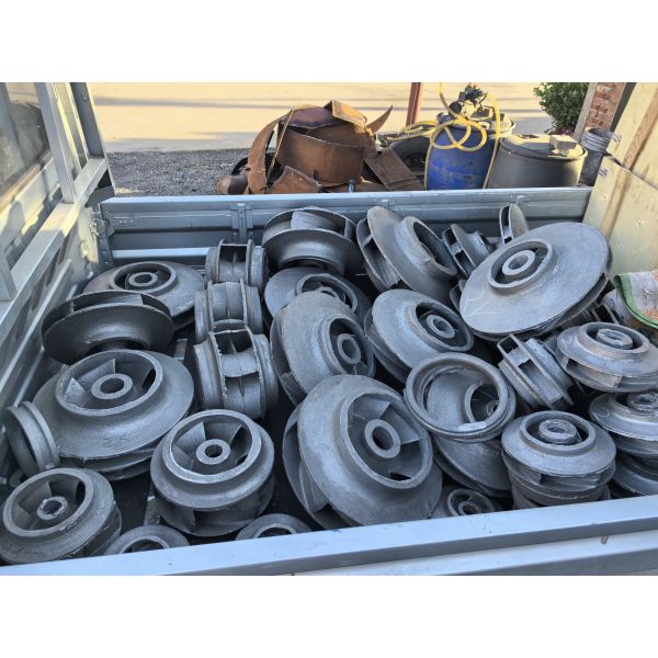 The core of precision casting cyclone-stainless steel lost foam precision shell process impeller, efficient and silent, surging like one