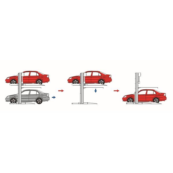 2700kg 2 Post Car Lifts For Home Garage
