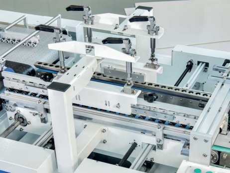 LY-800ACT-T Fully Automatic Double-sided Tape Application Machine With Alignment Adjustment     Gift Box Tape Pasting     Paper Box Tape Application Equipment