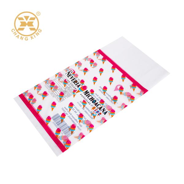 Bolsa de sello lateral Bolsa de embalaje de helados Bolsa de embalaje de dulces Bolsa de plástico