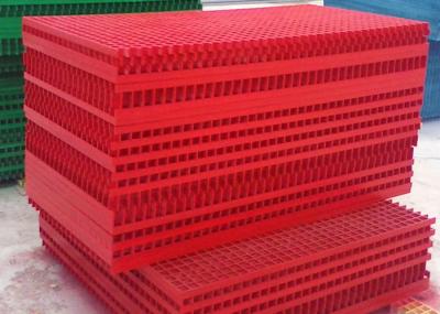 Painéis grating da fibra de vidro 38*38*38/grade da fibra de vidro que raspa para lavagens de carros