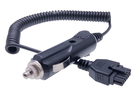 PVC/ABS Style OBD Power Cable Female OBD II to Cigarette Lighter Extension