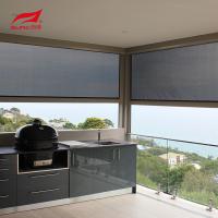 Les stores électriques extérieurs de rouleau de Sunc imperméabilisent des stores d'écran de fermeture éclair de PVC pour le patio
