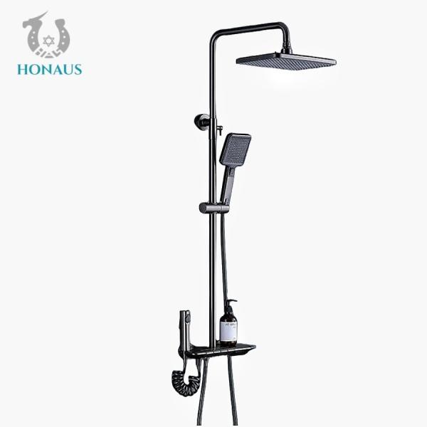 Household Thermostatic Exposed Valve Showers Rainfall Shower Set OEM ODM