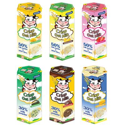 Wholesale OEM Flavor Milk Crisps Chewy Milk Powder Candy Manufacturer