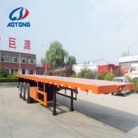 Trailer Truck 3 Axle 40FT Flatbed Container Flat Bed Trailer 