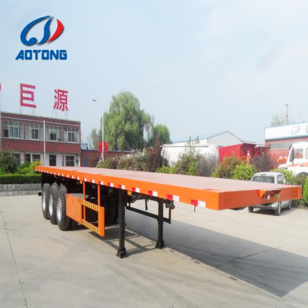 Trailer Truck 3 Axle 40FT Flatbed Container Flat Bed Trailer 