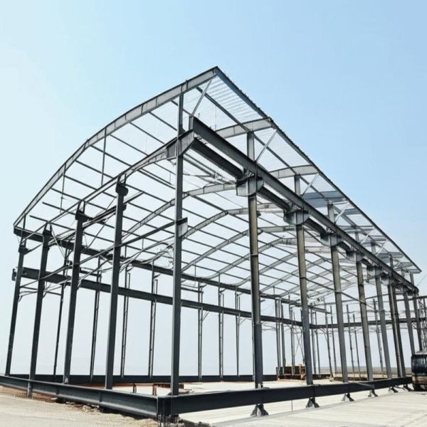 Q355 Q235B Steel Grade H Steel Structure Workshop with Customizable Size and Aluminum Alloy Window