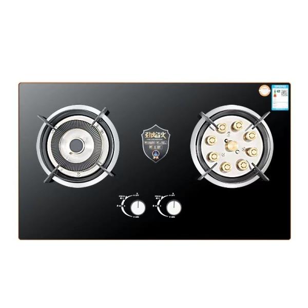 Double Burner Gas Portable Cooking Stoves for India Distributors Flameout Protection