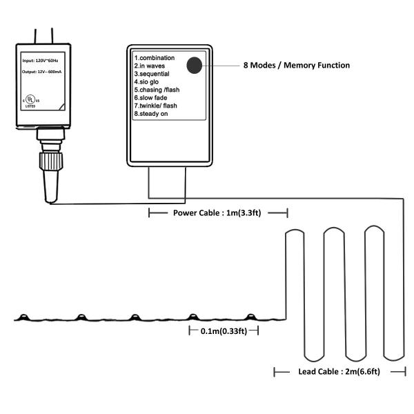 Copper Wire Lights Battery Operated Timer Fairy Light for Valentine's Day Decoration Garden Yard Party